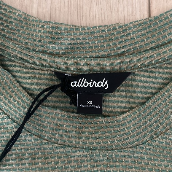 Allbirds Natural Run Tee in Hazy Cargo XS NWT - Picture 2 of 4